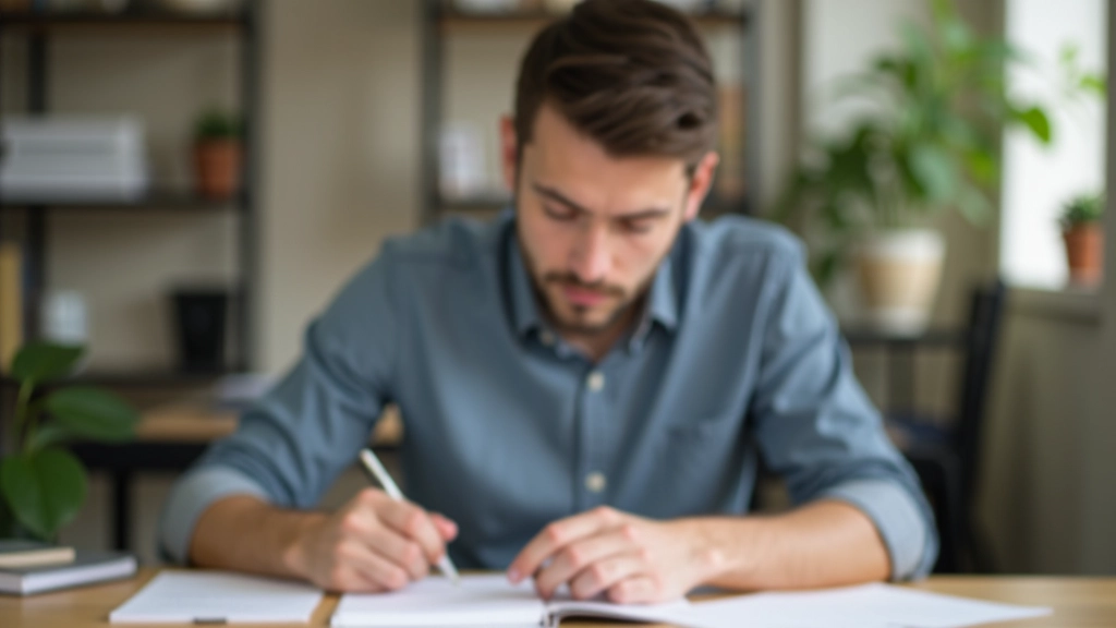 Pessoa estudando colocações inglesas